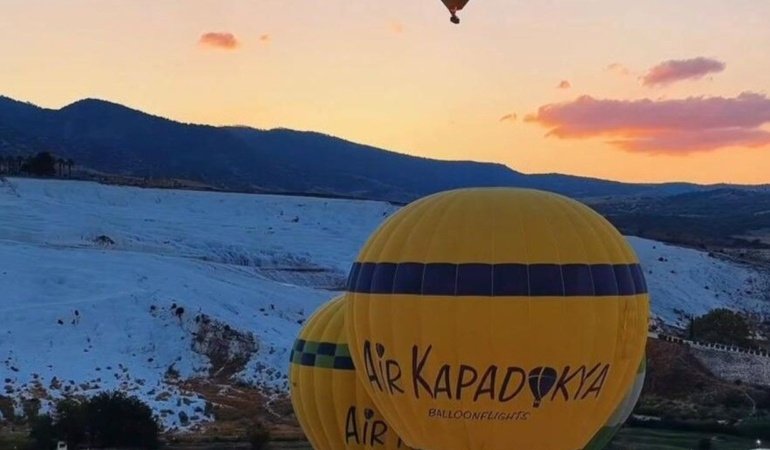 30 Ağustos coşkusu gökyüzünde yaşandı: Denizli’de zaferin gururu Pamukkale semalarında!