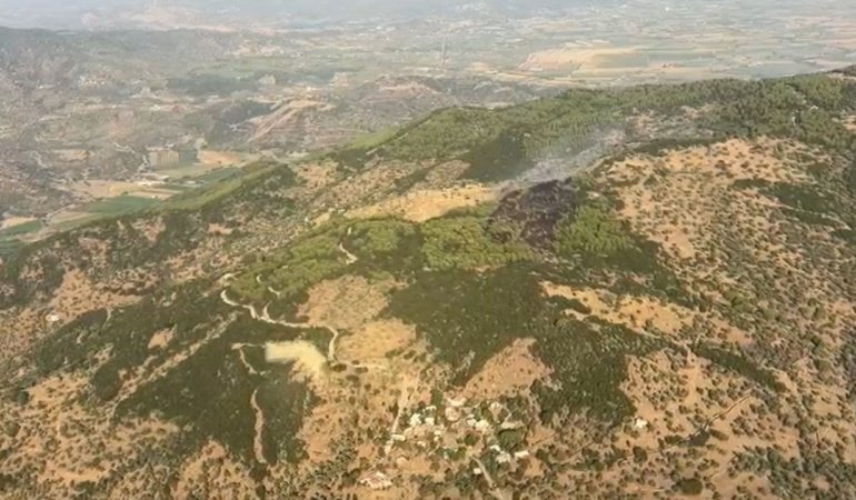 Aydın Çine'deki orman yangını kontrol altına alındı
