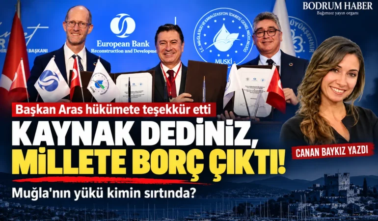 Başkan Aras “Kaynak” Dediniz, Hükümete Teşekkür Ettiniz “Millete Borç” Çıktı!