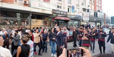 Cigli-Belediyesi-onunde-Uygar-Yildirim-ile-Erkan-Akar-arasinda-gergin-anlar-featured