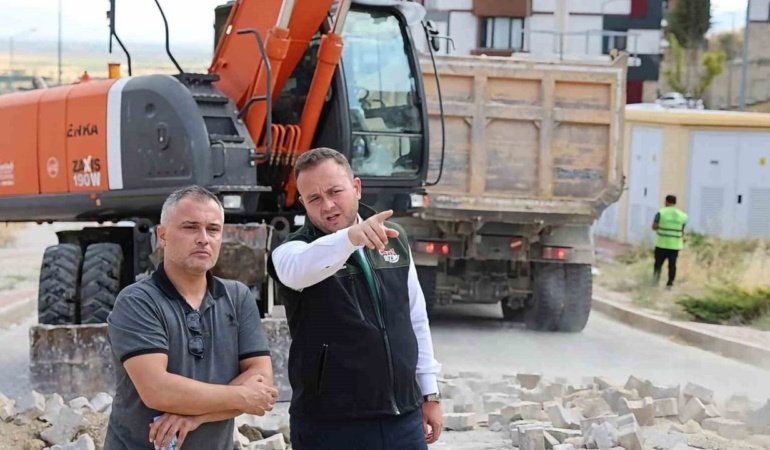 Çivril TOKİ’ye konforlu ulaşım için ilk adım