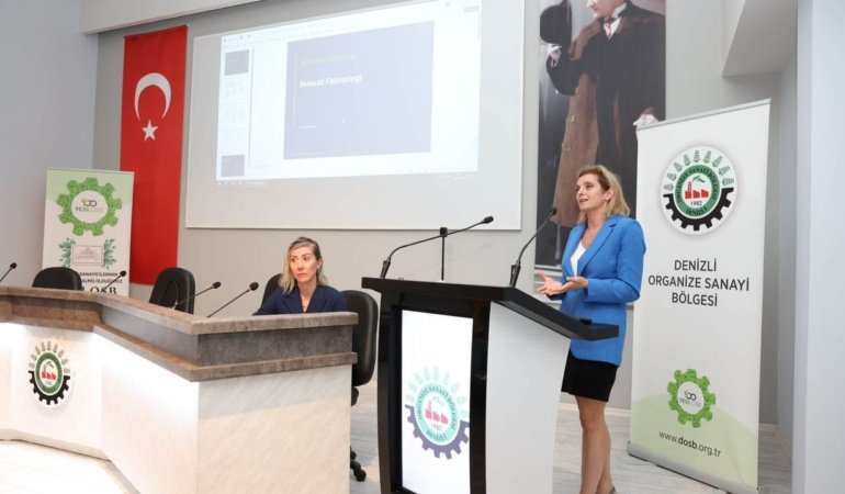Denizli OSB’de ihracat süreçlerine yönelik finansman ve risk yönetimi çözümleri ele alındı