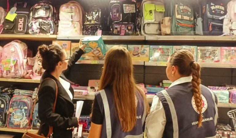 Kırtasiye ve okul ürünlerine sıkı denetim