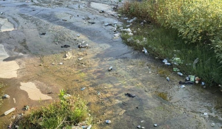 Tabakhane Deresi çöp yığınına döndü: Yetkililer seyrediyor