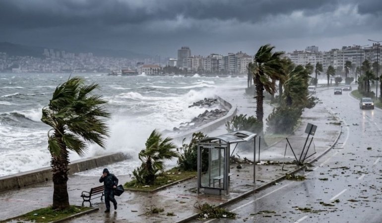 Meteoroloji’den Ege için fırtına alarmı: İzmir ve Manisa dâhil birçok il için uyarı